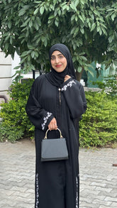 Leafy Embroidery Abayah